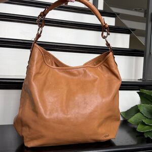 TRE VERO Genuine Leather Shoulder Bag, hobo tote luxurious leather purse